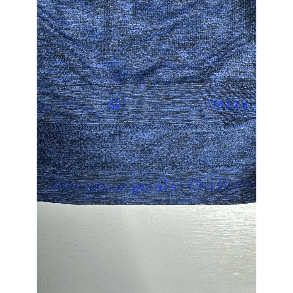Lululemon Swiftly Tech Short Sleeve Crew Color Cerulean Blue Size 8